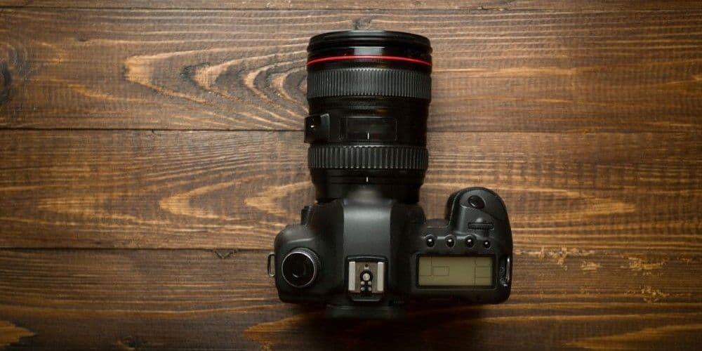 Photographers camera.
